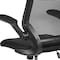 Flash Furniture Drafting Chair Black Mesh Drafting Chair, Mesh, Black BL-ZP-8805D-BK-GG - alternate 6
